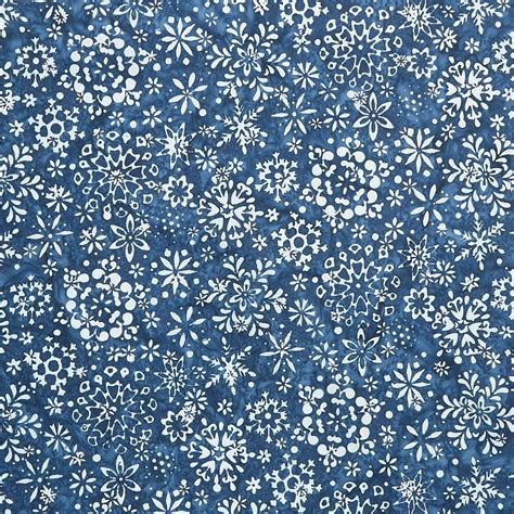 Metallic Snowflake Batik 